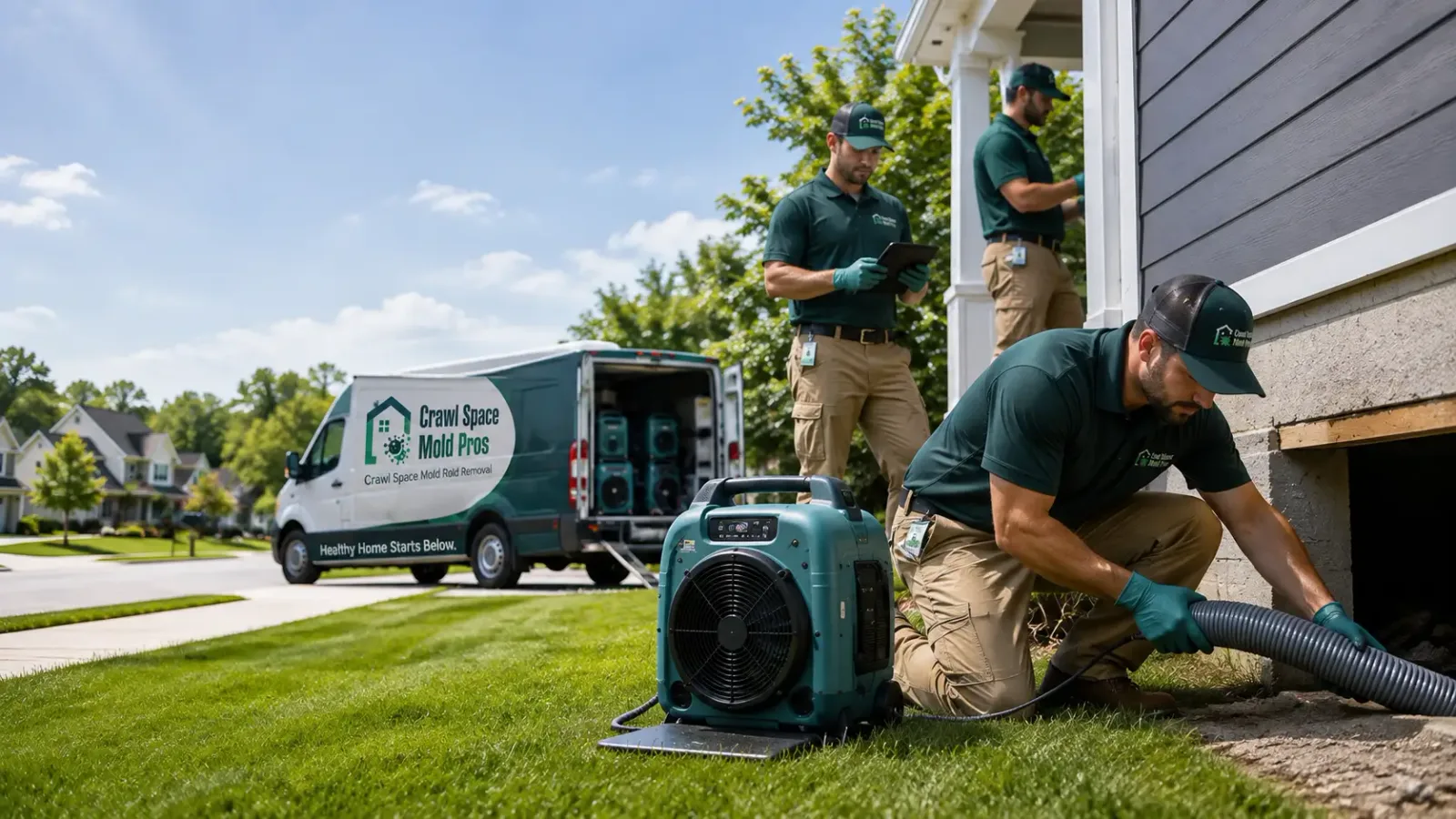 Crawl Space Mold Removal in Eastman, WI